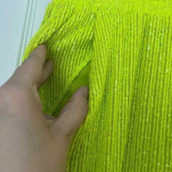 Avec les filles Anthropologie wide leg sequin pants - Picture 8 of 8